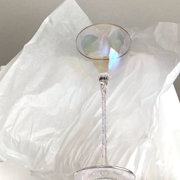 Anthropologie Wine Glasses Set of Four New In Box - Picture 6 of 8